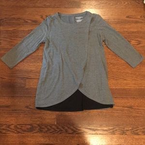 Motherhood Maternity Tiered Nursing Top